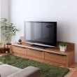 フロアタイプナチュラルテレビボードグランタ　幅180バックボードタイプ