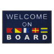 wash + dry ヨーロッパデザイン・玄関マット　Welcome on Bo