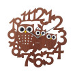 フクロウファミリーウォールクロック 壁掛け時計
